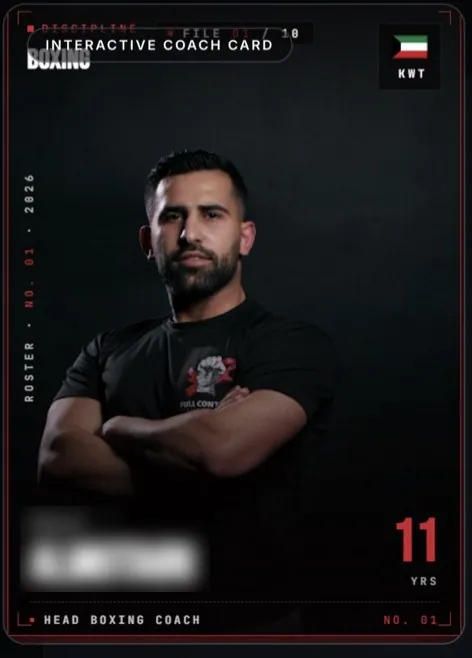 Full Contact interactive coach card